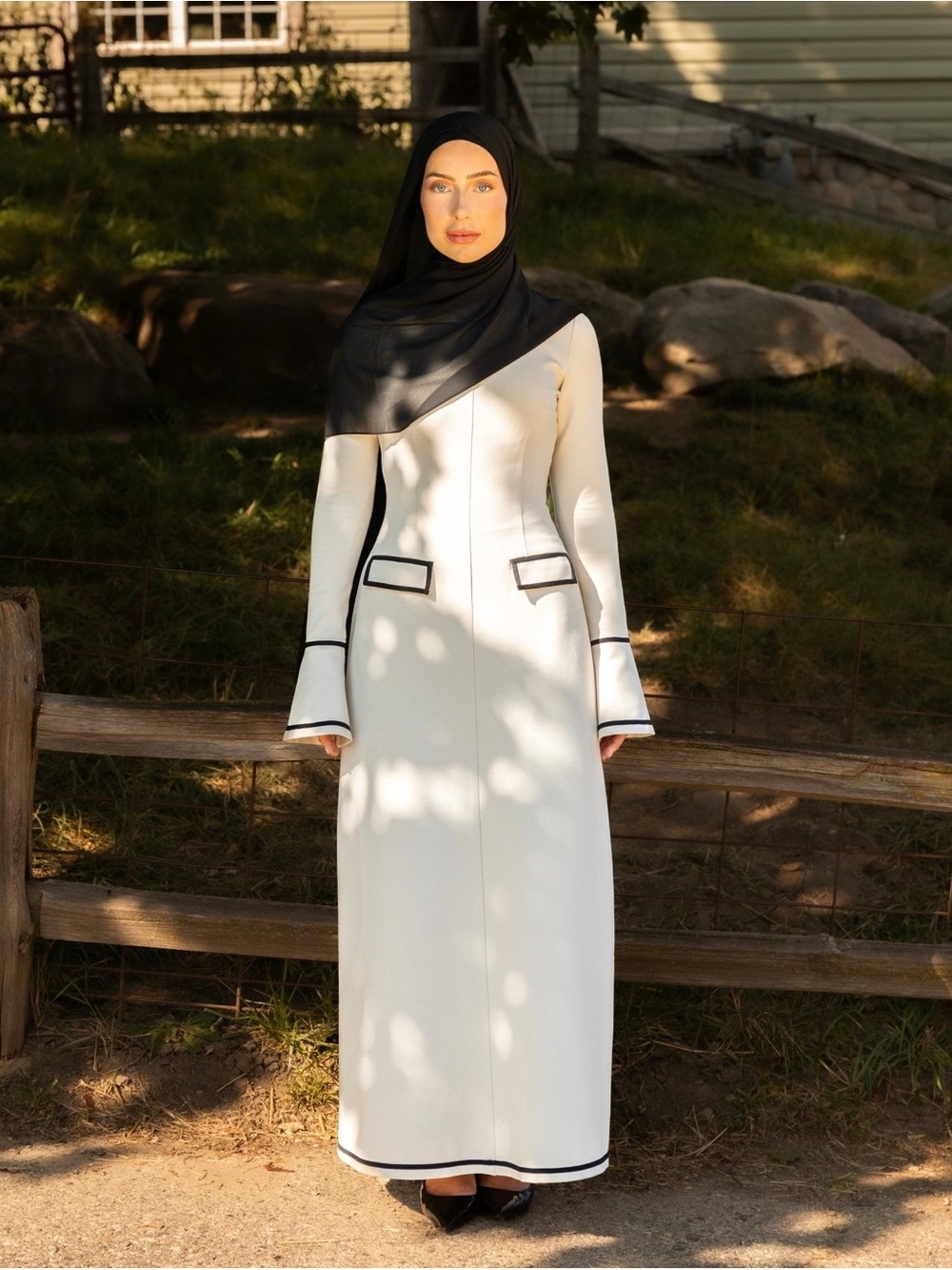 Talia | Cream & Black